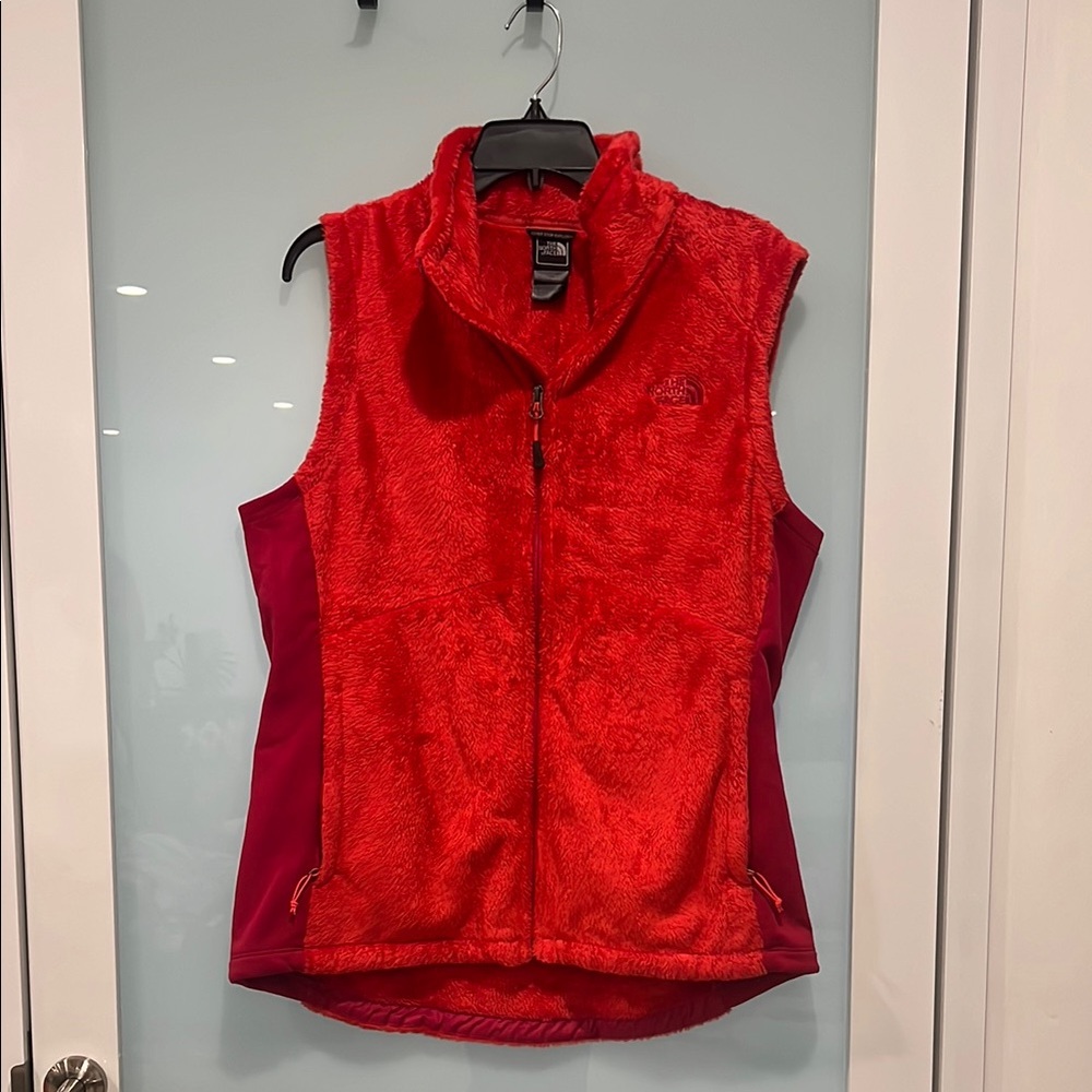The North Face Red Fleece Vest